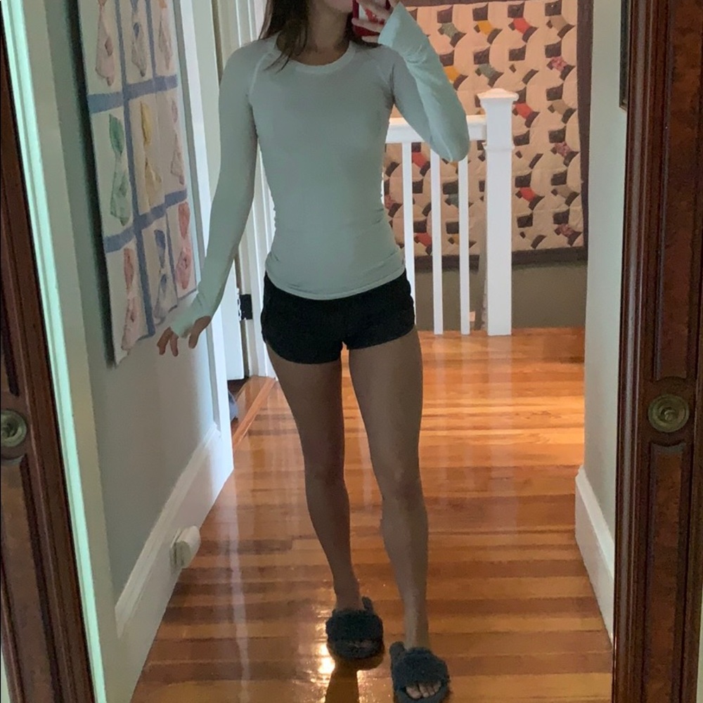 longsleeve white lulu top